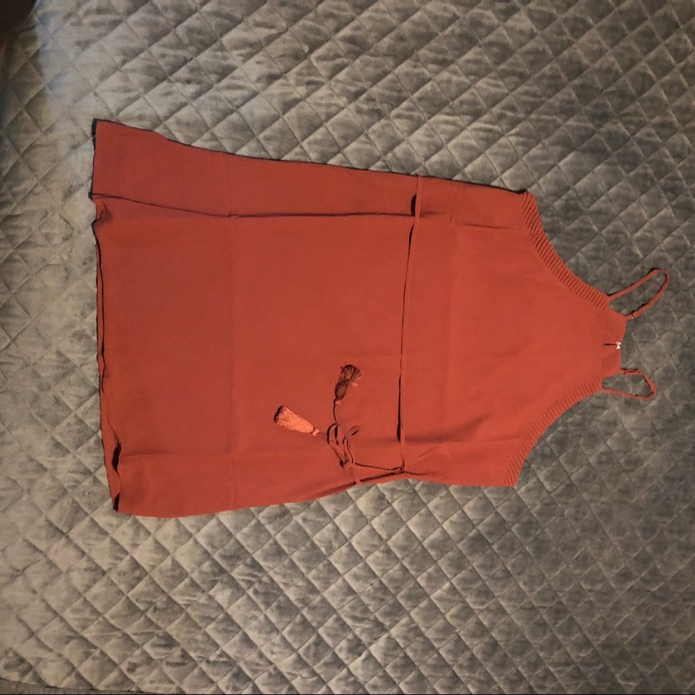Women’s midi dressFULL LINING HALTER ELASTIC WAIST - Picture 3 of 8